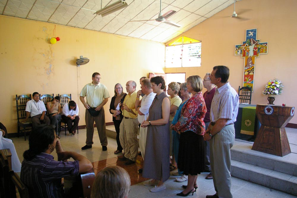 Everyone Stepped Backwards