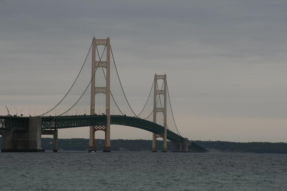 Time to walk across Mackinac Bridge