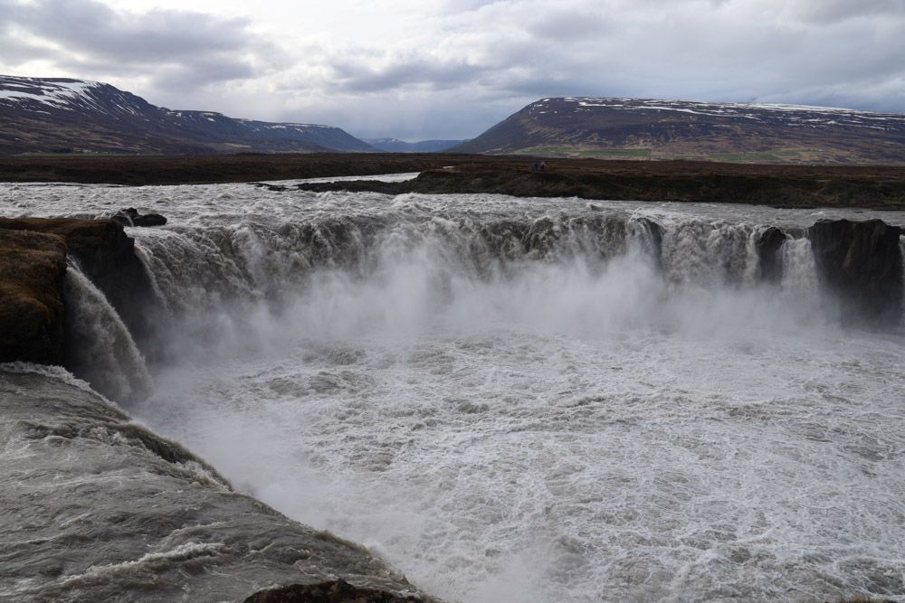 Goðafoss Waterfall in Iceland,